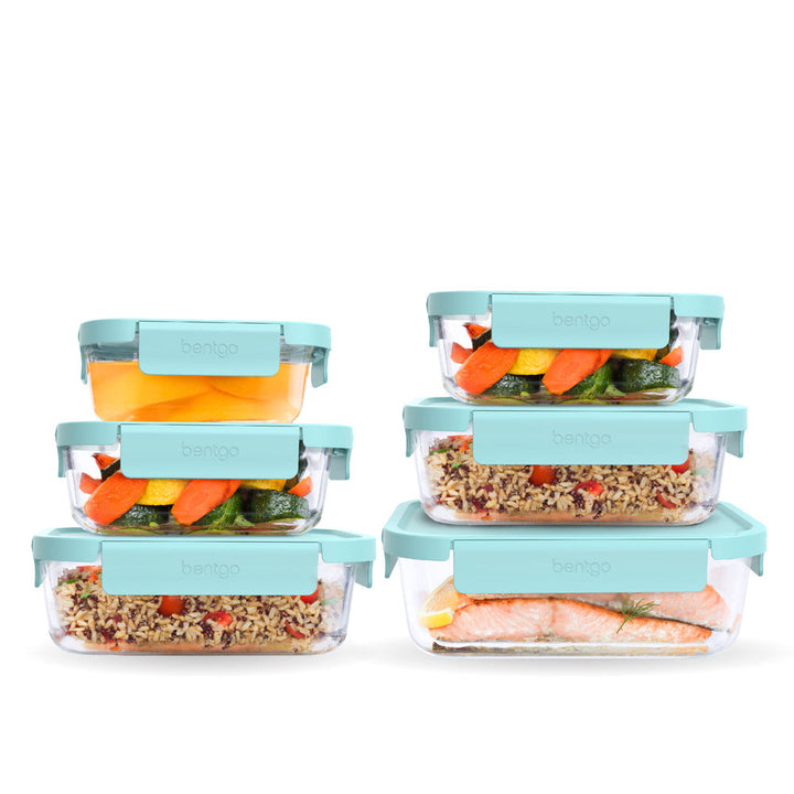 Bentgo Glass Leak-Proof Food Storage Set (12-Piece) S9