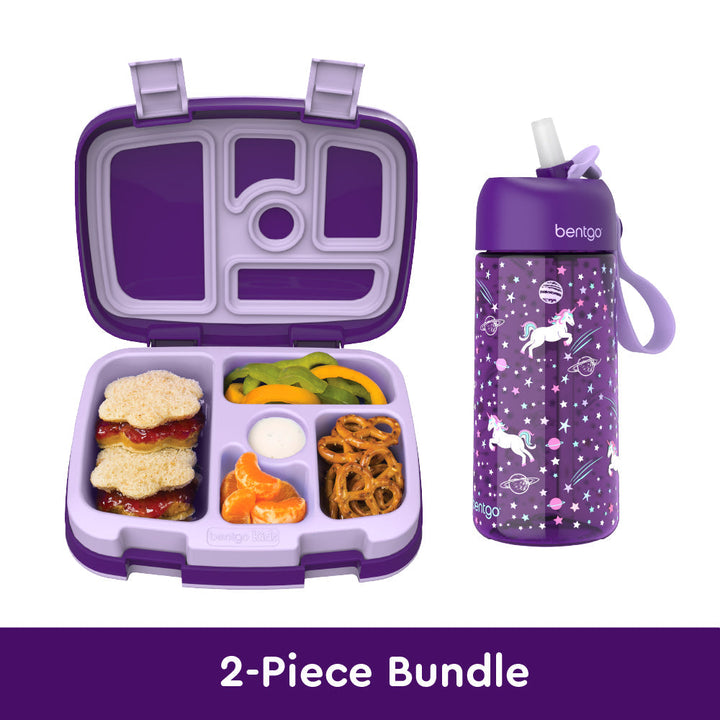 Bentgo Kids Prints Lunch Box & Water Bottle Z5