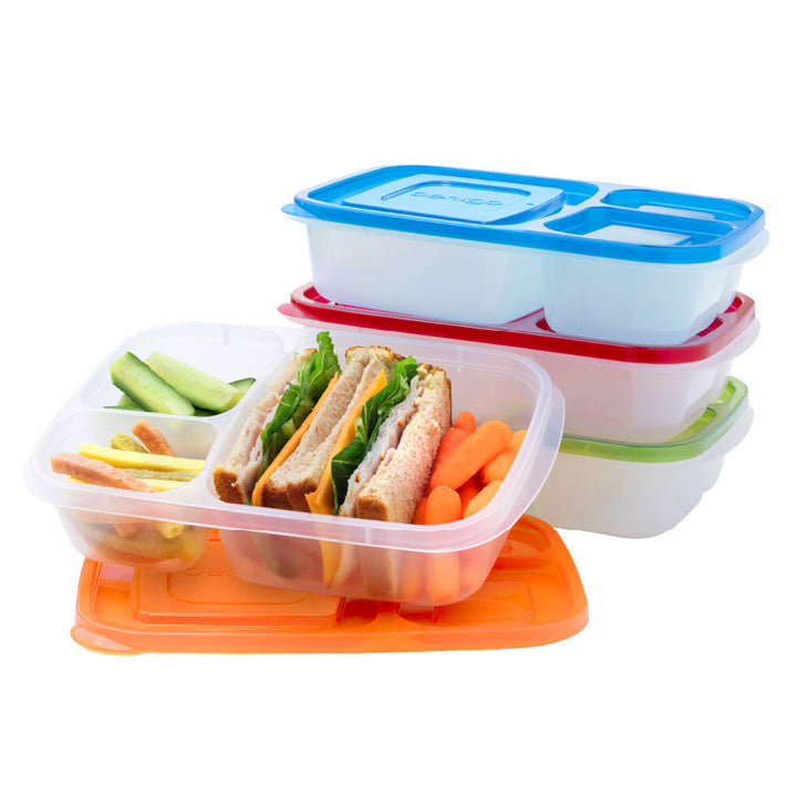 Bentgo Easyboxes 3-Compartment Food Containers 8-Piece Set Y4