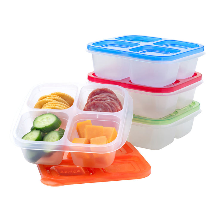 Bentgo Easyboxes 4-Compartment Snack Containers 8-Piece Set G8