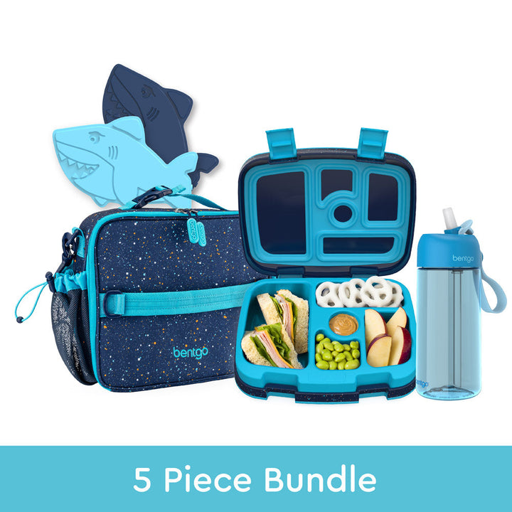Bentgo Kids Prints Lunch 5-Piece Set with Ice Packs R9