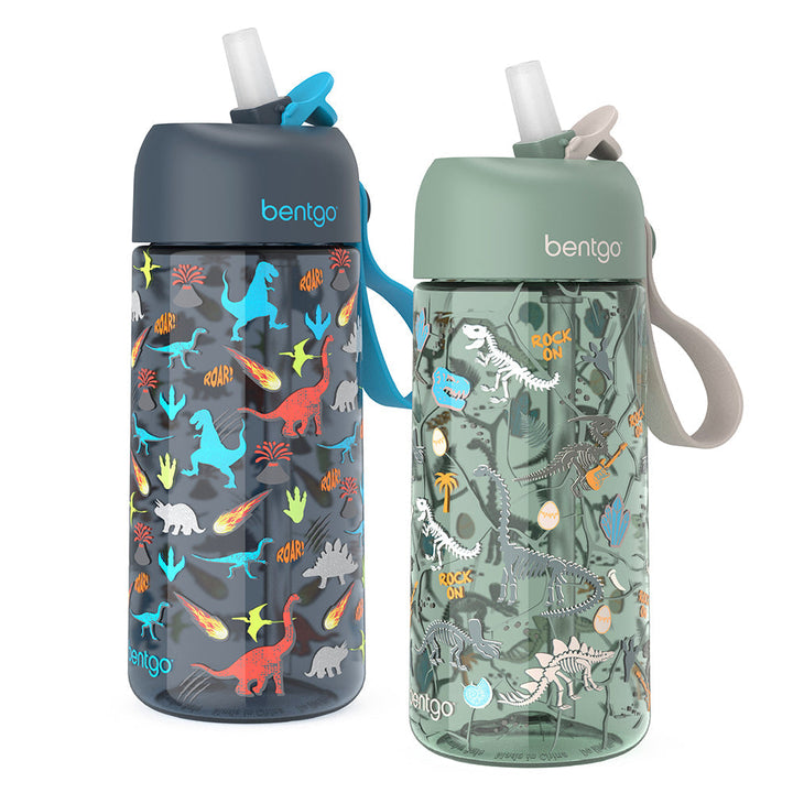 Bentgo Kids Prints Water Bottle (2-Pack) V3